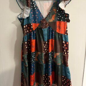 Color lock Mini Dress